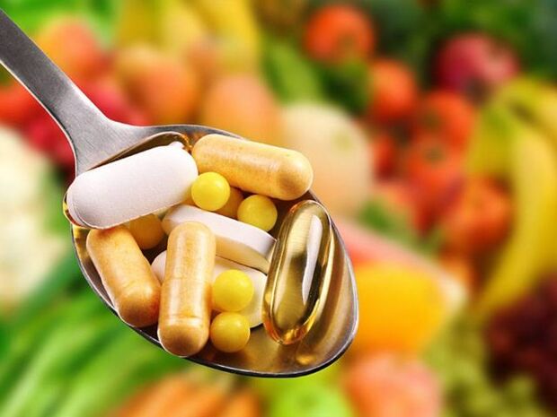 Vitamins in the spoon